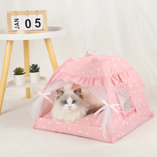 Niche pour Chats extérieur-Rose