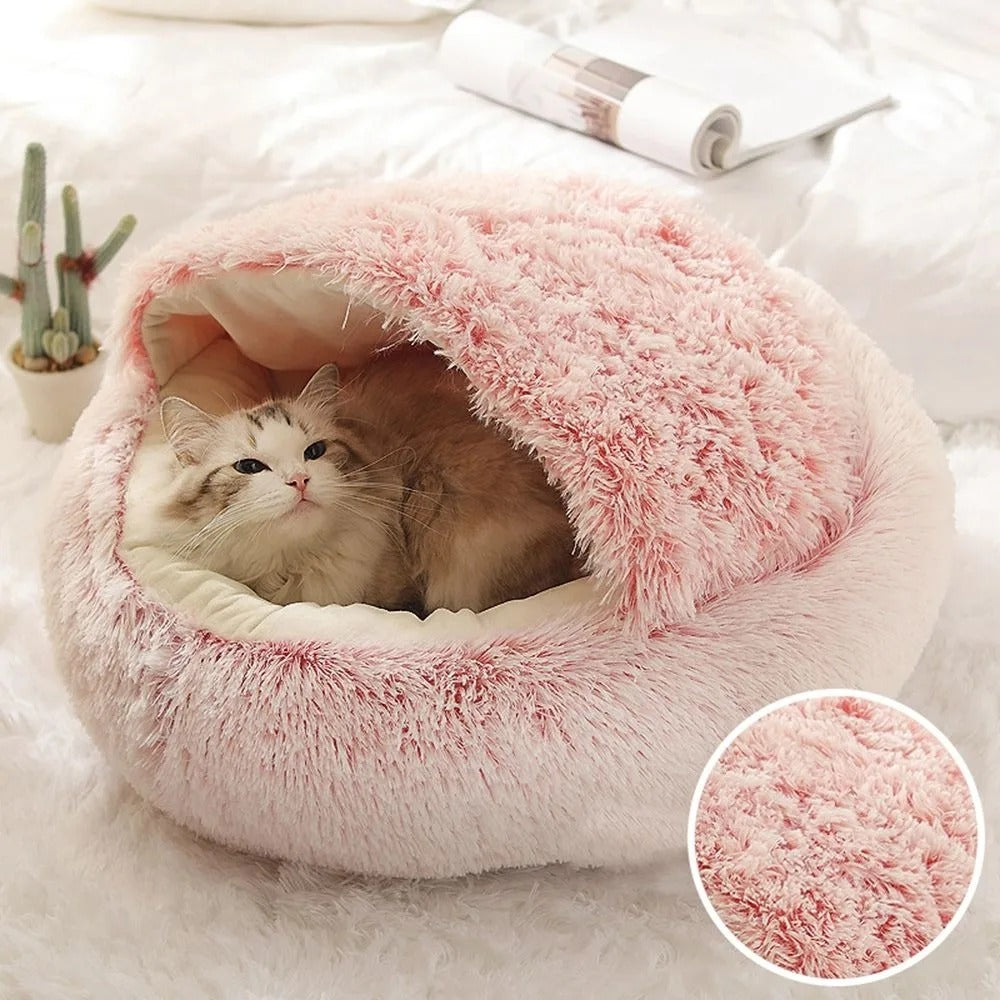 Lit pour Chat-Peluche